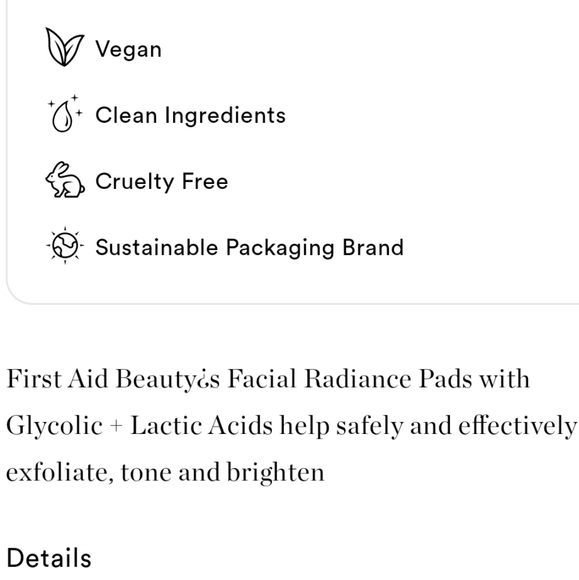 First Aid Beauty Skincare First Aid Beauty Facial Radiance Pads To